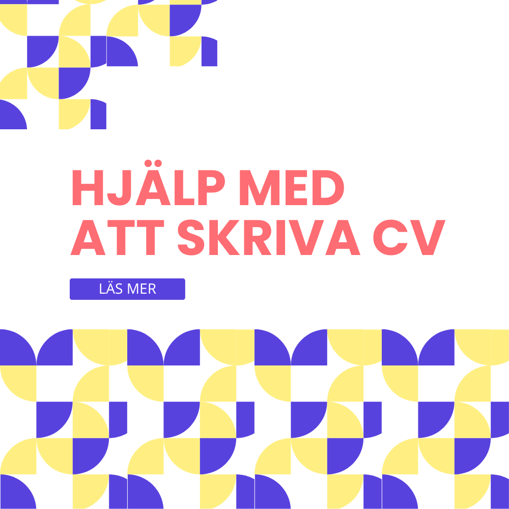 hjälp med att skriva cv